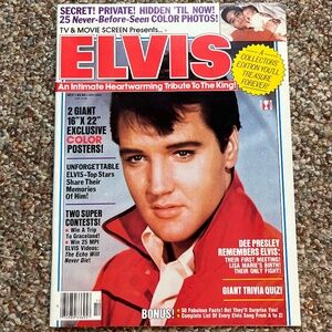 Vintage 1987 Elvis Presley Tribute Magazine *Collectors Edition*